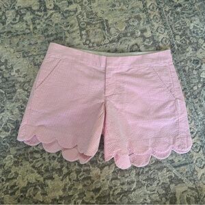 New without tags Lilly Pulitzer seersucker scalloped shorts